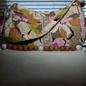 Vera Bradley Floral Crossbody Purse | Quilted Everyday Bag | Light Shoulder Bag